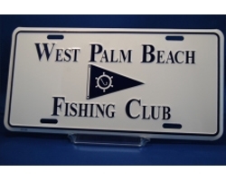 West Palm Beach Fishing Club License Plate